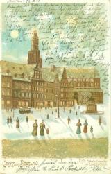Kartka - 1901 wrocław rynek