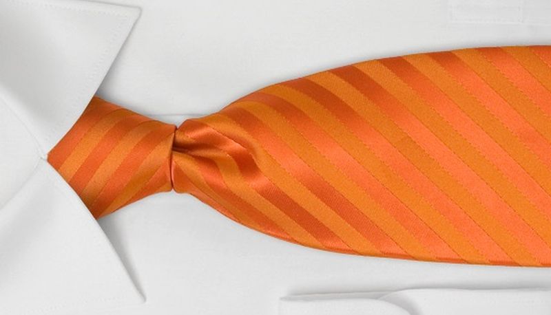 Pomarańczowy Krawat