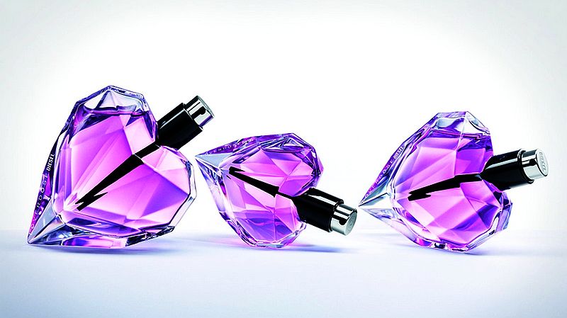 Fioletowe perfumy